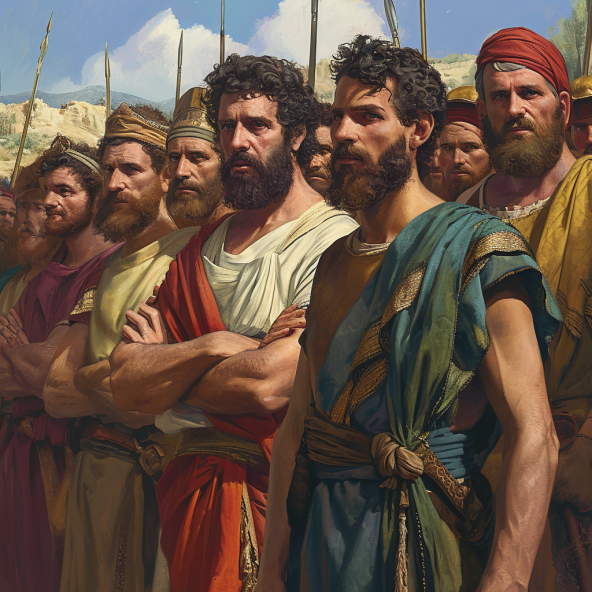 1 Sử ký 12 - Chiến binh tham gia cùng David