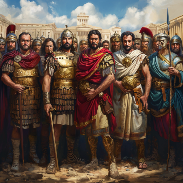 1 Sử ký 27 - Lãnh đạo của các đội quân và ban quản trị dân sự