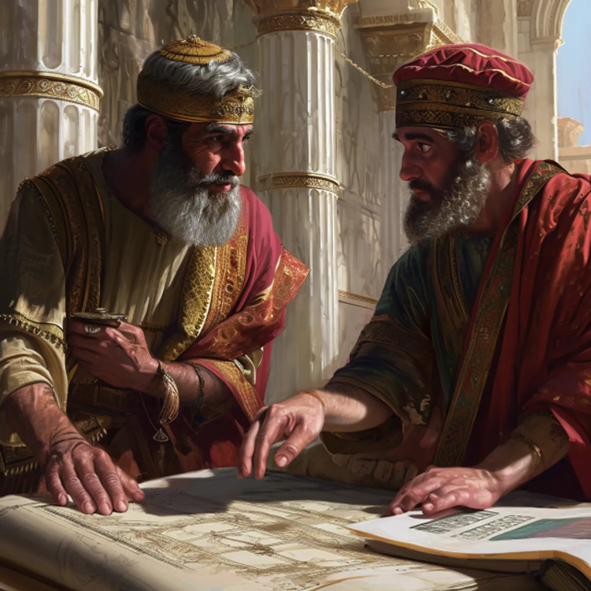 1 Tarihler 28 - Davut'un Süleyman'a Emri ve Tapınak Planları