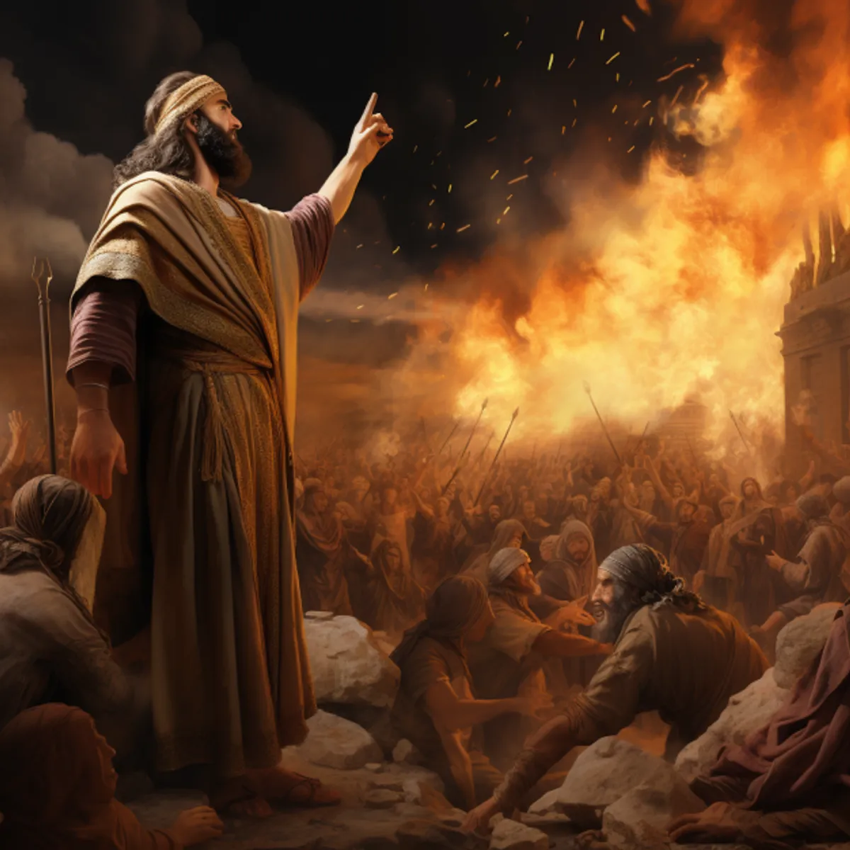 1. kráľov 14 - Proroctvo Ahijaha Jeroboamovej manželke.