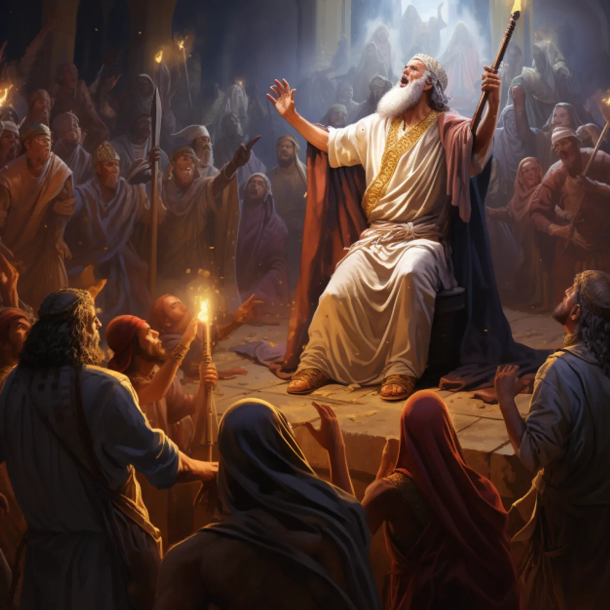 1. kráľov 22 - Áhab a Jehošafat proti Sýrii