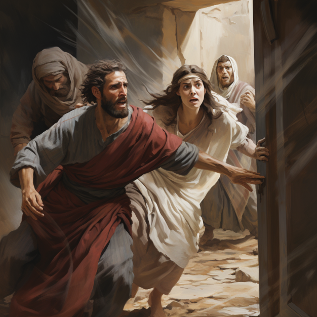 Premier livre de Samuel 19 - Michal aide David à s'échapper