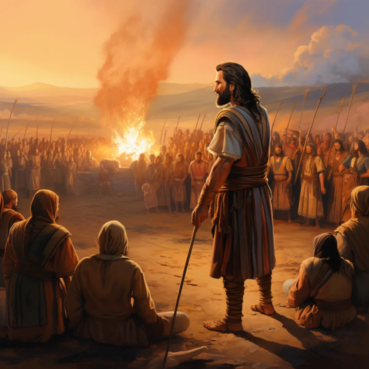 1. Samuela 8 - Cilvēki prasa karali.