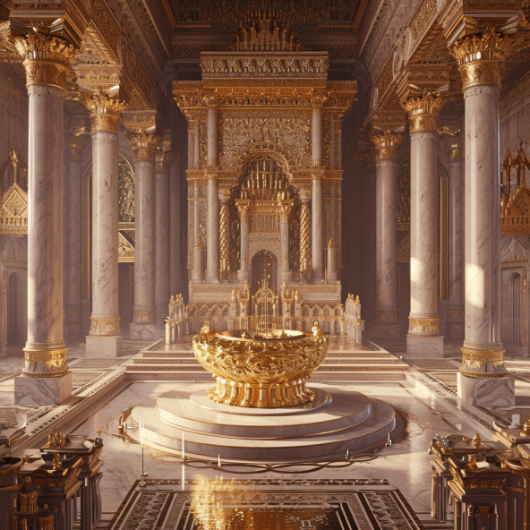 2. Aikakirjat 4 - Temppelin kalustaminen valmistui