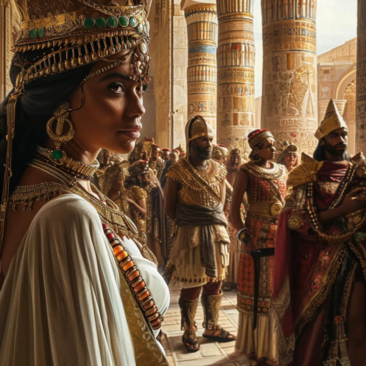 2. Kroník 9 - Návšteva kráľovnej z Saby.