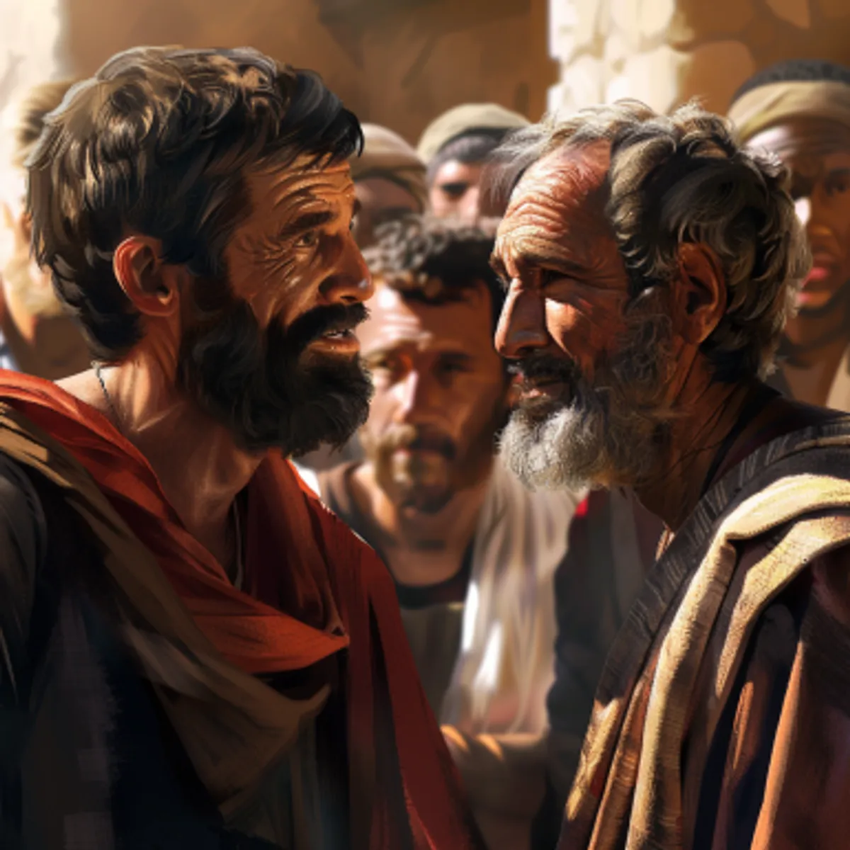 행전신경 15:39 - 서로 심히 다투어 피차 갈라서니 바나바는 마가를 데리고 배 타고 구브로로 가고