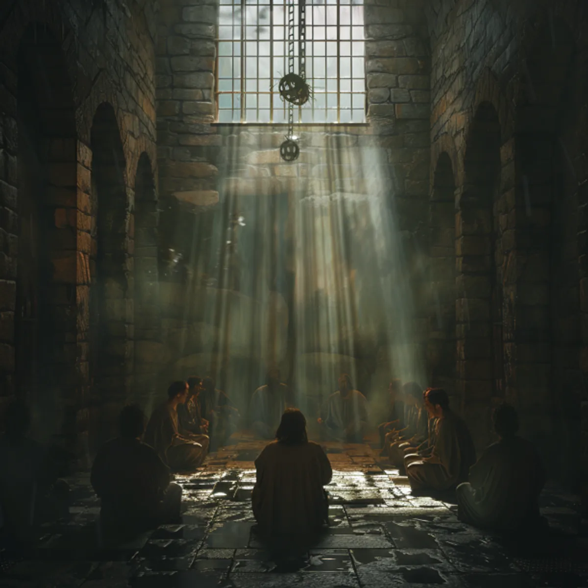 행전신경 16:25 - 밤중쯤 되어 바울과 실라가 기도하고 하나님을 찬미하매 죄수들이 듣더라