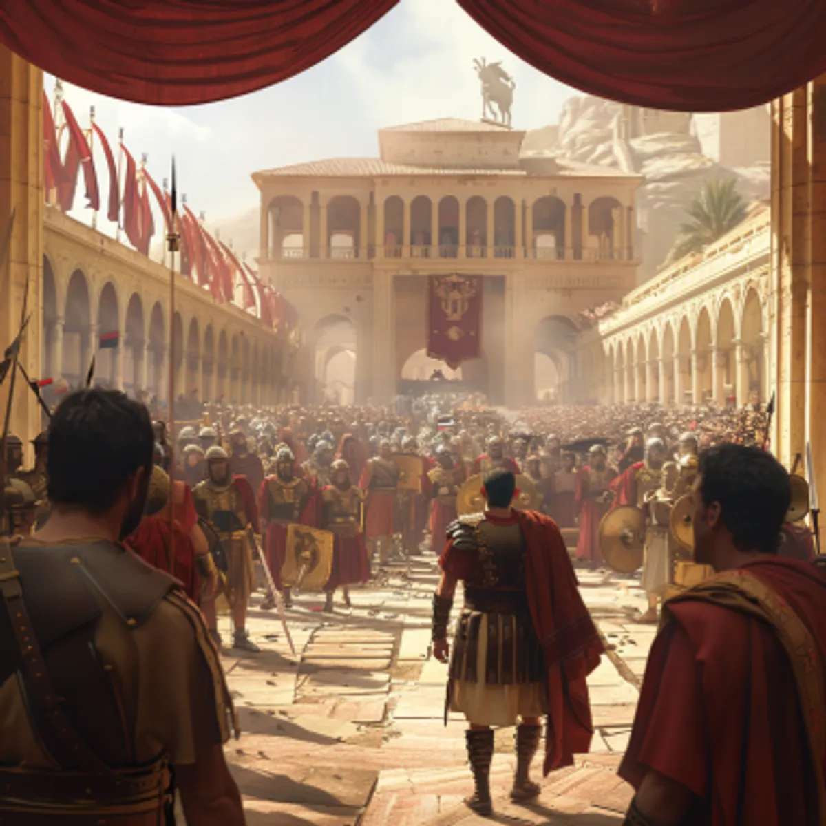 Деяния Апостолов 23:23 - И, призвав двух сотников, сказал: приготовьте мневоинов пеших двести, конных семьдесят и стрелков двести, чтобы стретьего часа ночи шли в Кесарию.