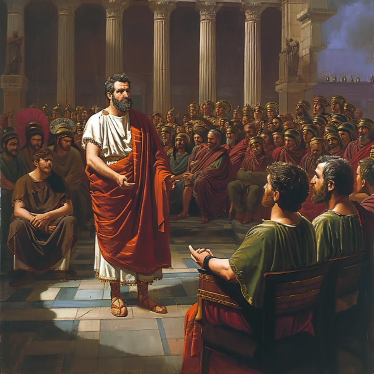 使徒行伝 25 - フェステスの前の弁護