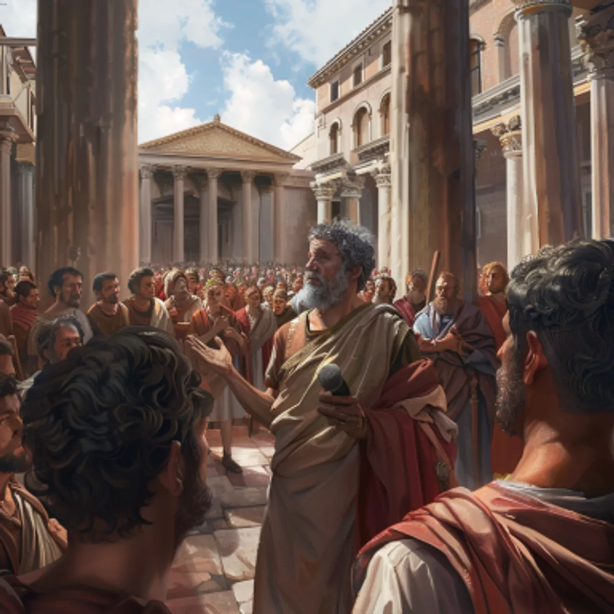 Dari ir dzīvības vēsture 3:12 - Bet Pēteris, to redzēdams, tiem ļaudīm atbildēja: “Jūs Israēla vīri, ko jūs brīnāties par to, jeb ko jūs lūkojieties uz mums, tā kā mēs caur savu pašu spēku un savu dievbijāšanu to būtu padarījuši, ka šis staigā?