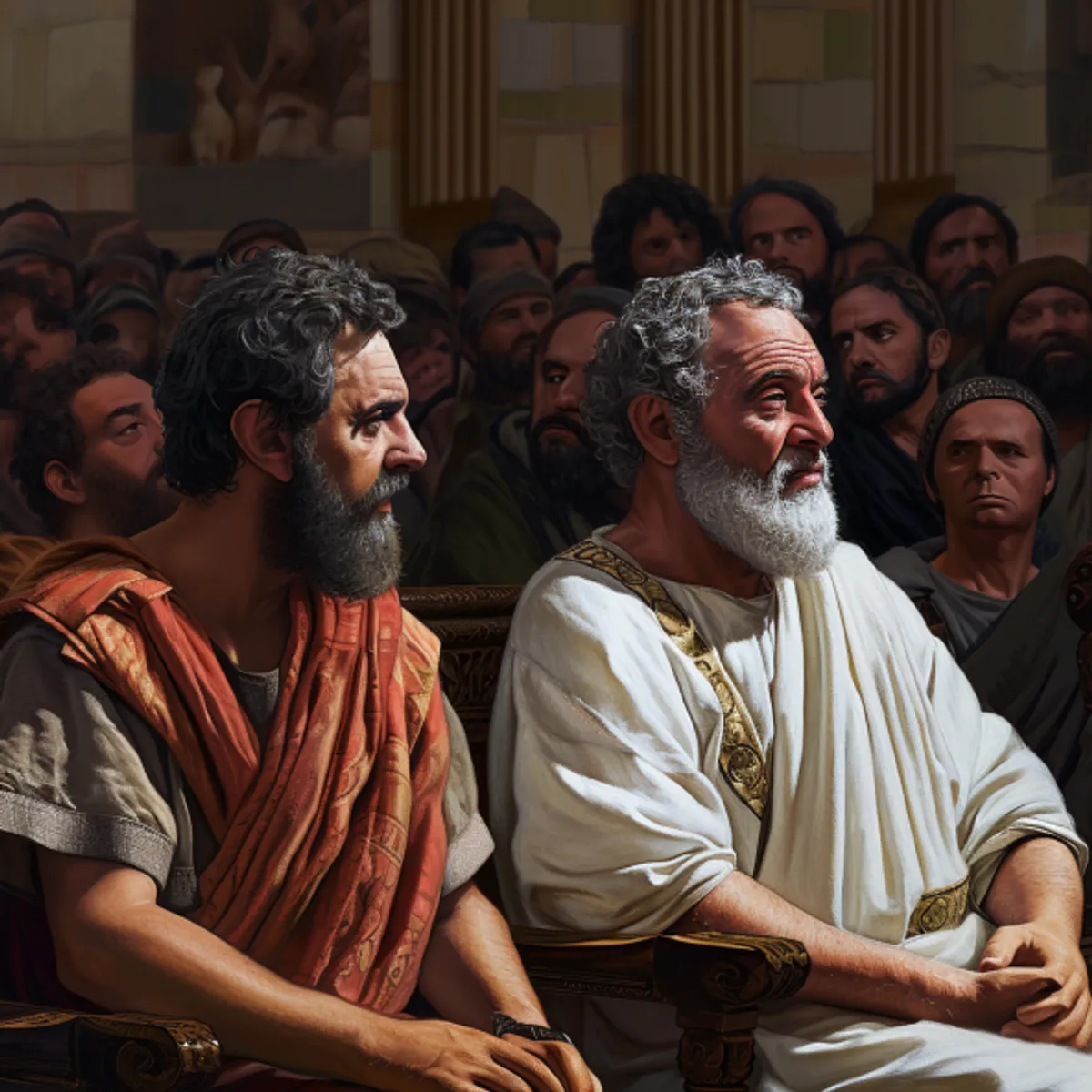 使徒行伝 4 - ピーターとヨハネの逮捕と解放