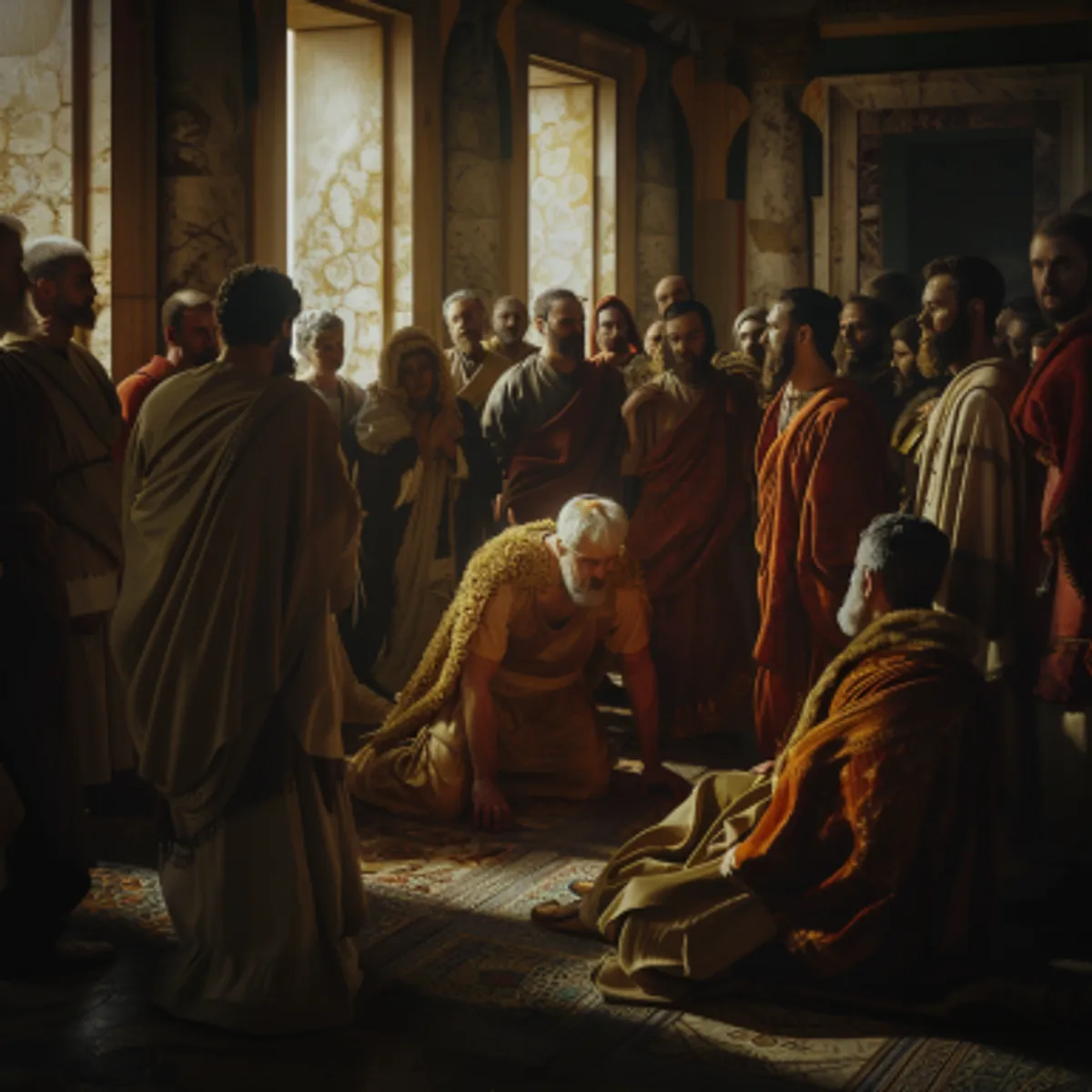 Actes 5:5 - Ananias, entendant ces paroles, tomba, et expira. Une grande crainte saisit tous les auditeurs.