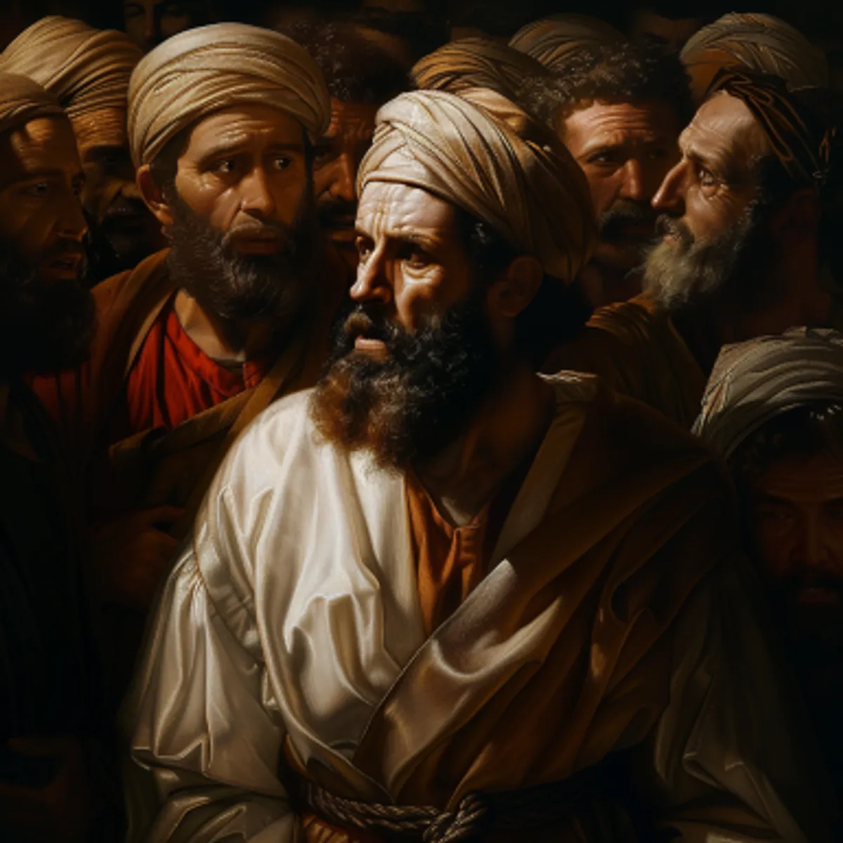 Hechos 6:12 - Y conmovieron al pueblo, y á los ancianos, y á los escribas; y arremetiendo le arrebataron, y le trajeron al concilio.