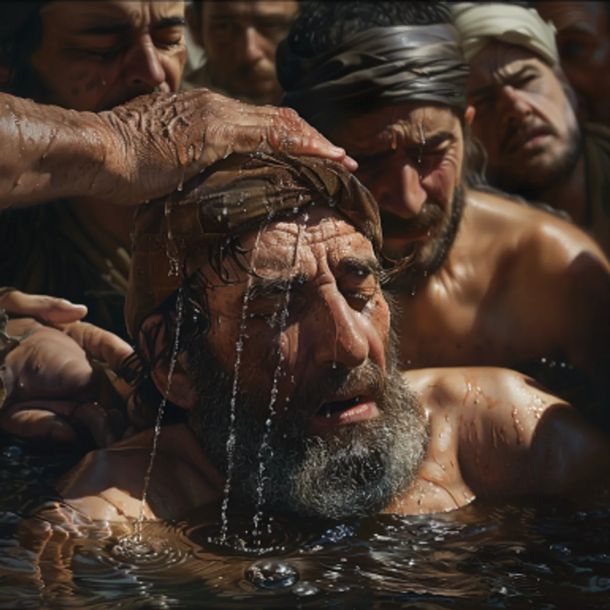 พระดินมณเยซูต่อประชาชาติ 9:18 - และในทันใดนั้นมีอะไรเหมือนเกล็ดตกจากตาของเซาโล แล้วก็เห็นได้อีก ท่านจึงลุกขึ้นรับบัพติศมา