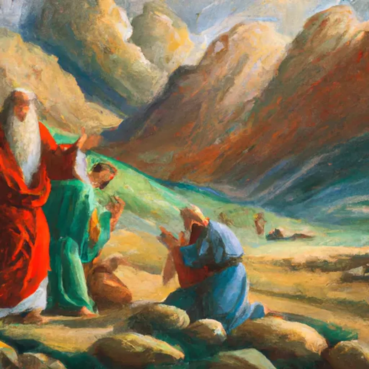 Deuteronomul 1:1 - Iată cuvintele pe cari le -a spus Moise întregului Israel, dincoace de Iordan, în pustie, într'o cîmpie, faţă în faţă cu Suf, între Paran, Tofel, Laban, Haţerot şi Di-Zahab.