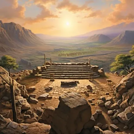 The Altar and the Curse for Disobedience