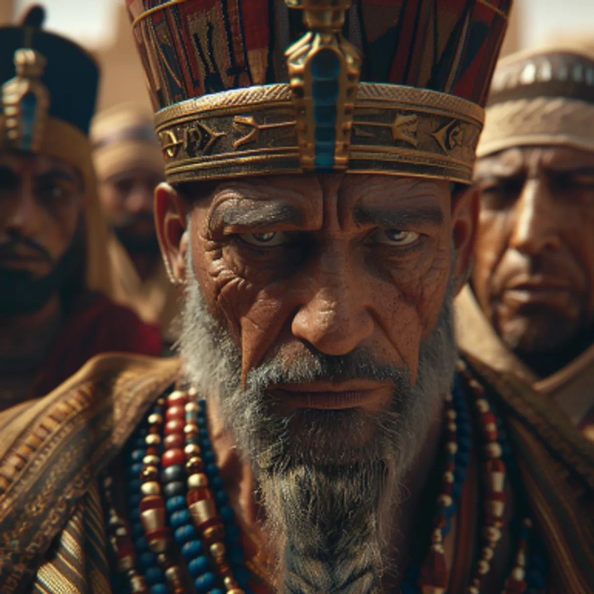 출애굽기 11:8 - 왕이 이 모든 신하가 내게 내려와서 내게 절하며 이르기를 `너와 너를 좇는 온 백성은 나가라 한 후에야 내가 나가리라' 하고 심히 노하여 바로에게서 나오니라