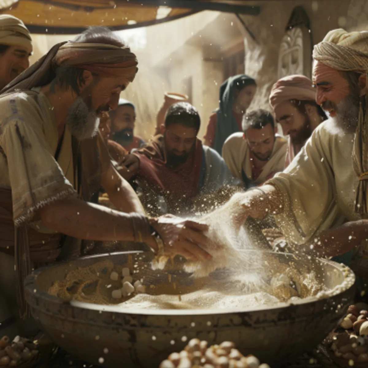 เอ็กซอดัส 13:7 - จงกินขนมปังไร้เชื้อให้ครบกำหนดเจ็ดวัน อย่าให้เห็นขนมปังซึ่งมีเชื้อ หรือให้เห็นเชื้อขนมปังในเขตของพวกท่าน