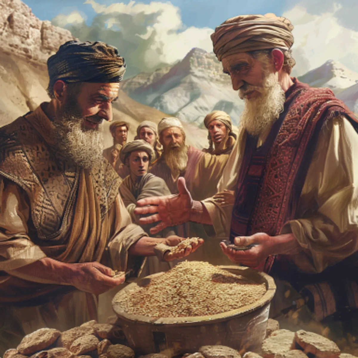 Çıkış 16:16 - "RABbin buyruğu şudur: 'Herkes yiyeceği kadar toplasın. Çadırınızdaki her kişi için birer omer alın.' " ifade 16:18,32,33,36da da geçer.