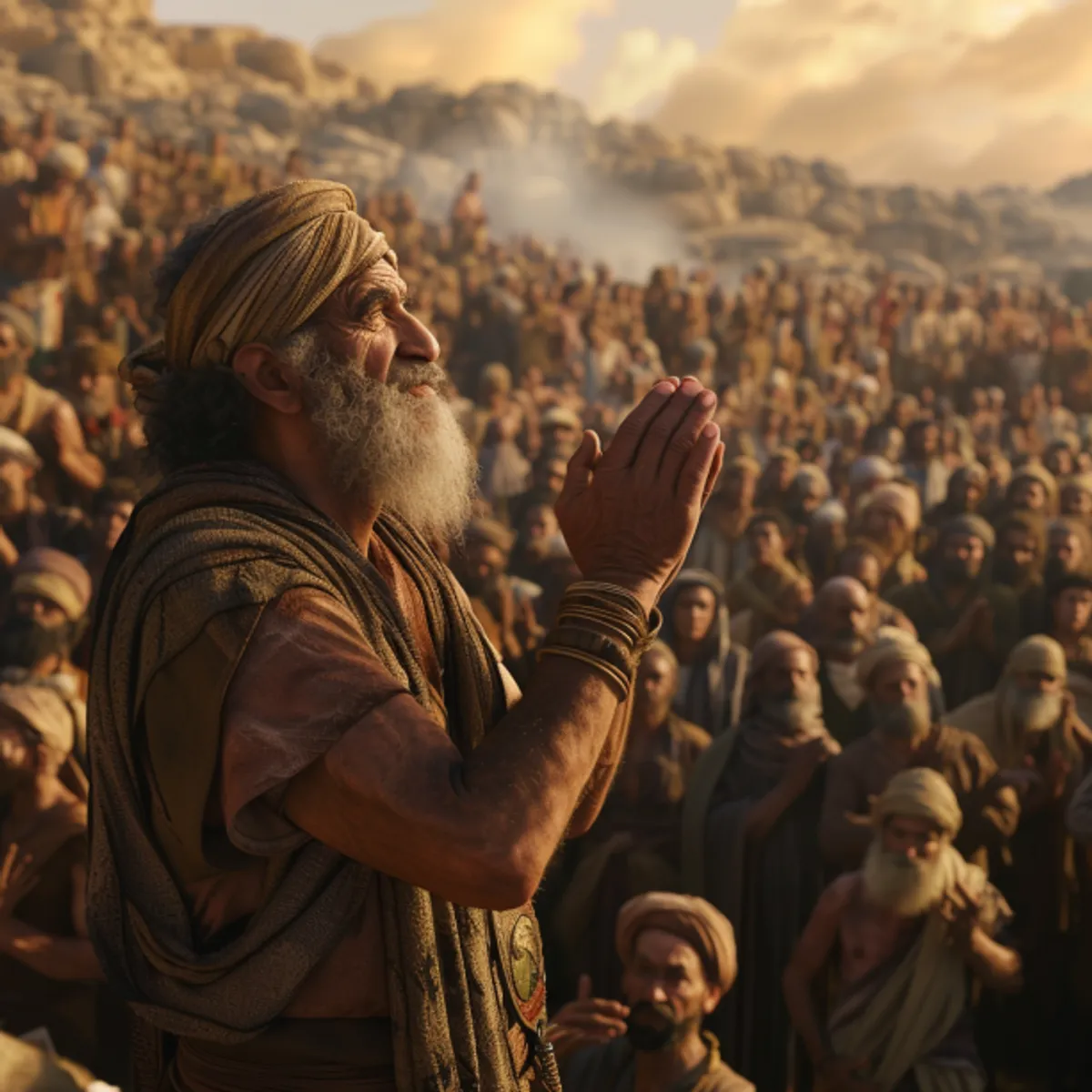 2. Mooseksen kirja 18:12 - Ja Jetro Moseksen appi otti polttouhria ja muuta uhria Jumalalle. Niin tuli Aaron ja kaikki vanhimmat Israelista syömään leipää Moseksen apen kanssa Jumalan edessä.