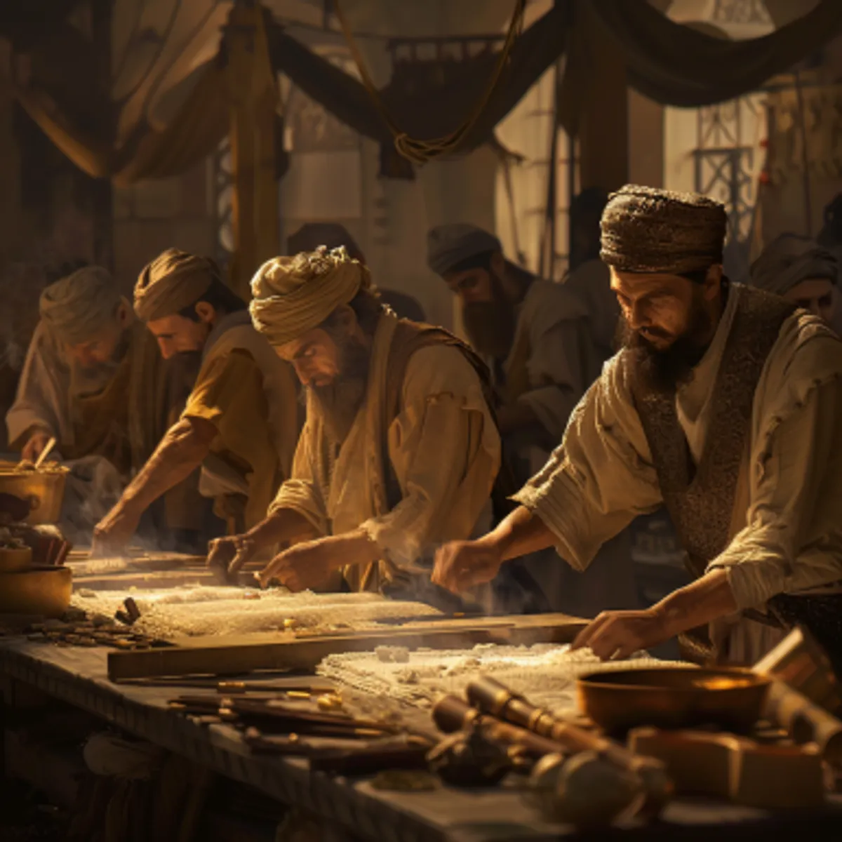 出エジプト記 35:30 - モーセ、イスラエルの子孫に言ふ視よヱホバ、ユダの支派のホルの子なるウリの子ベザレルを名指て召たまひ