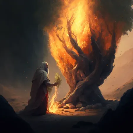 God Calls Moses at the Burning Bush