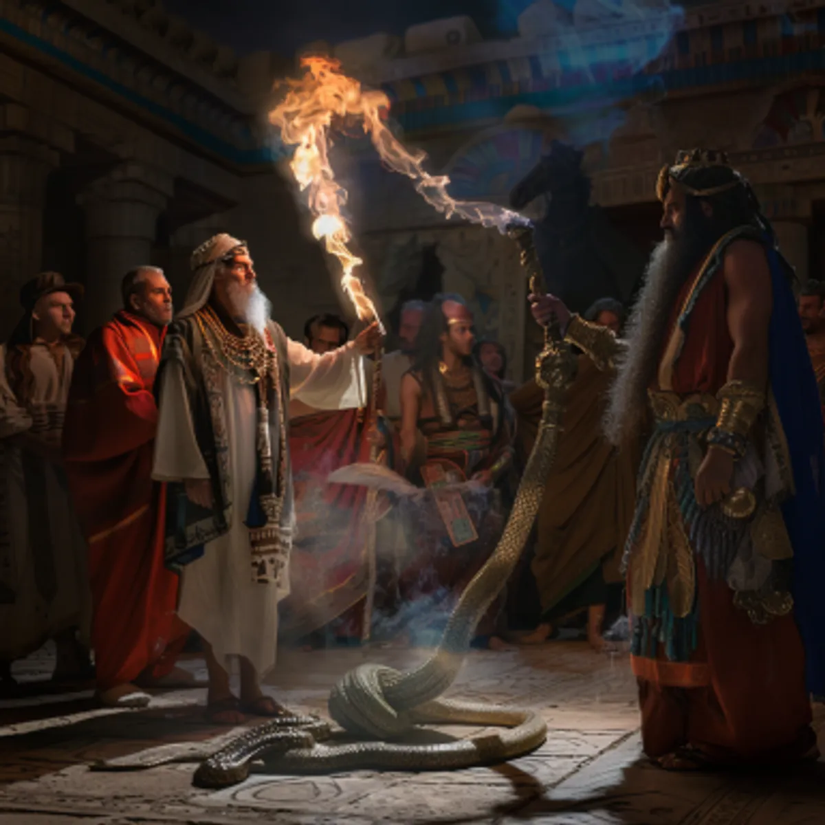 Exode 7:11 - Mais Pharaon appela des sages et des enchanteurs; et les magiciens d'Egypte, eux aussi, en firent autant par leurs enchantements.