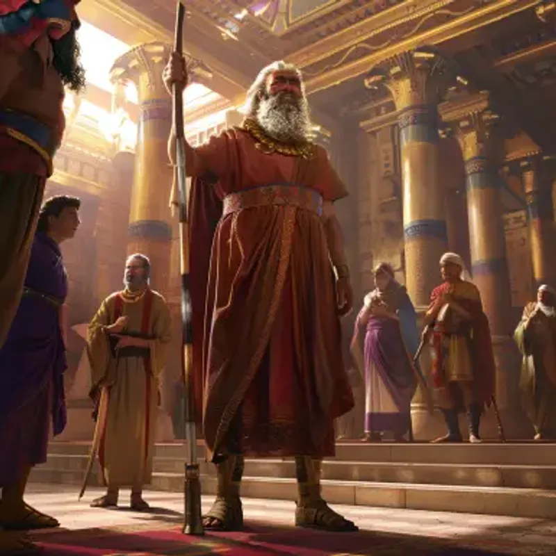 Exodus 7: The First Plague: Nile River Turned to Blood