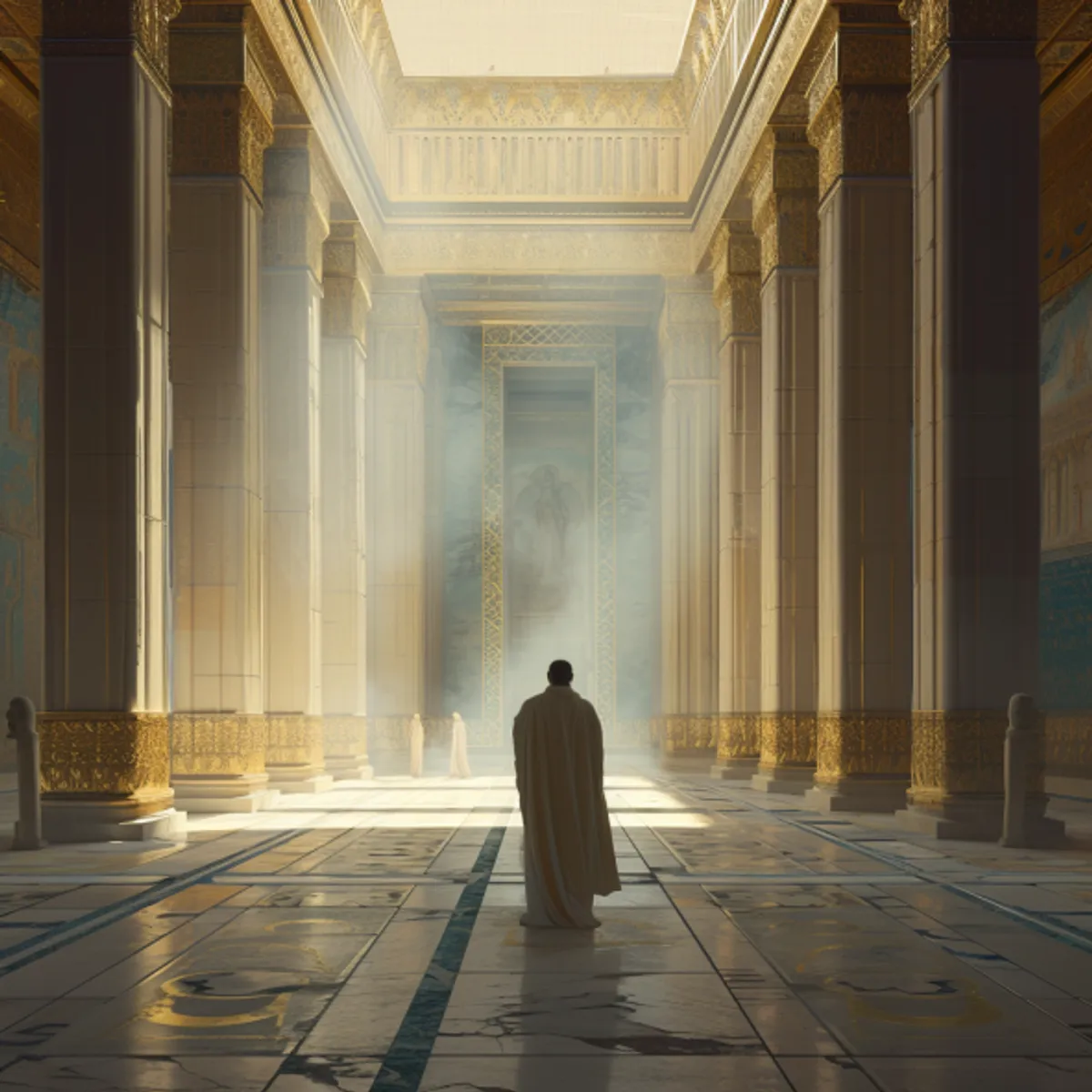 यहेजकेल 42 - मंदिर के अंदर के सभी कोर्ट्स