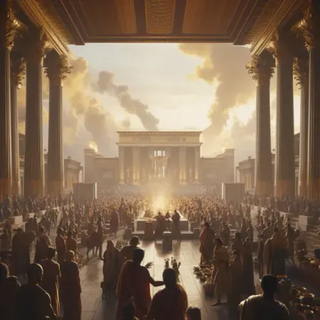 The Worship in the New Temple