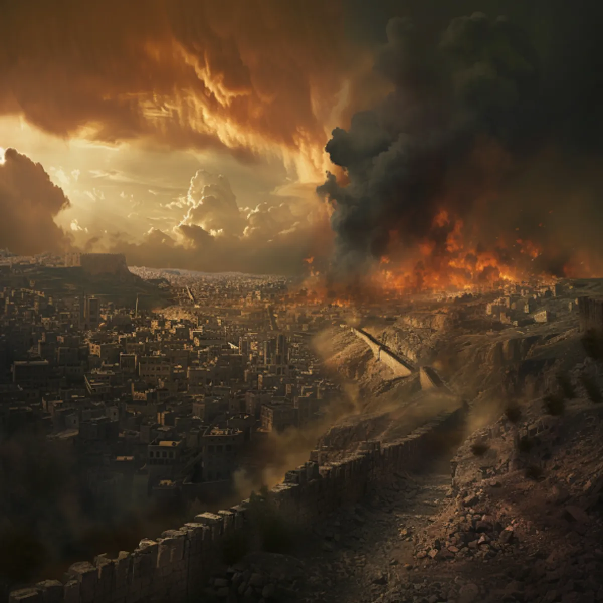 यहेजकेल 5 - यरुशलेम की न्याय और दोषारोपण की भविष्यवाणी