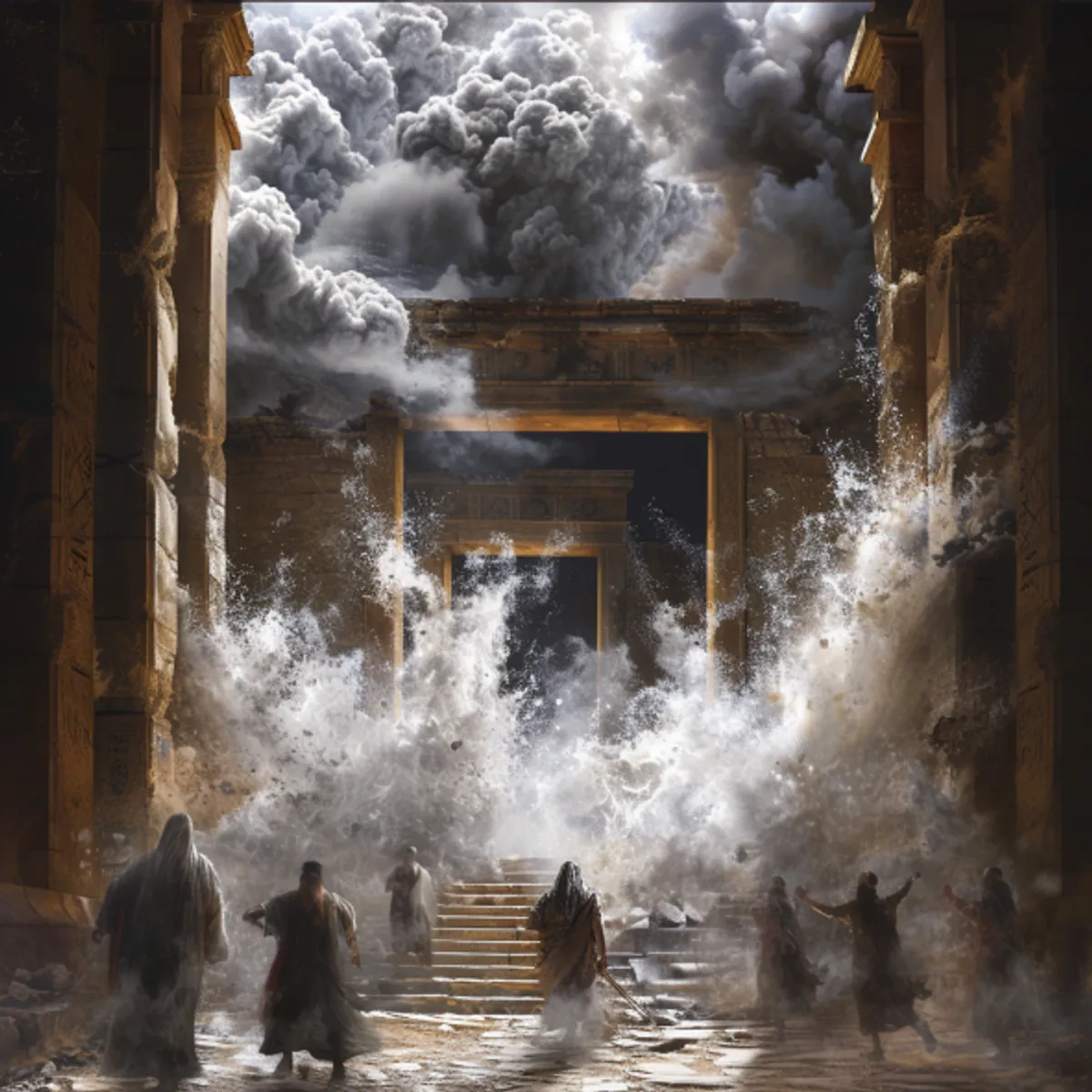 यहेजकेल 8 - मंदिर में मूर्तिपूजा की दृष्टि