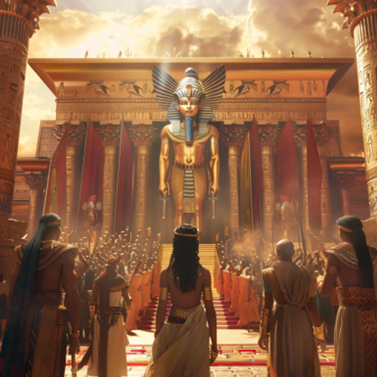 Genesis 12:17 - Maar de HEERE plaagde Farao met grote plagen, ook zijn huis, ter oorzake van Sarai, Abrams huisvrouw.