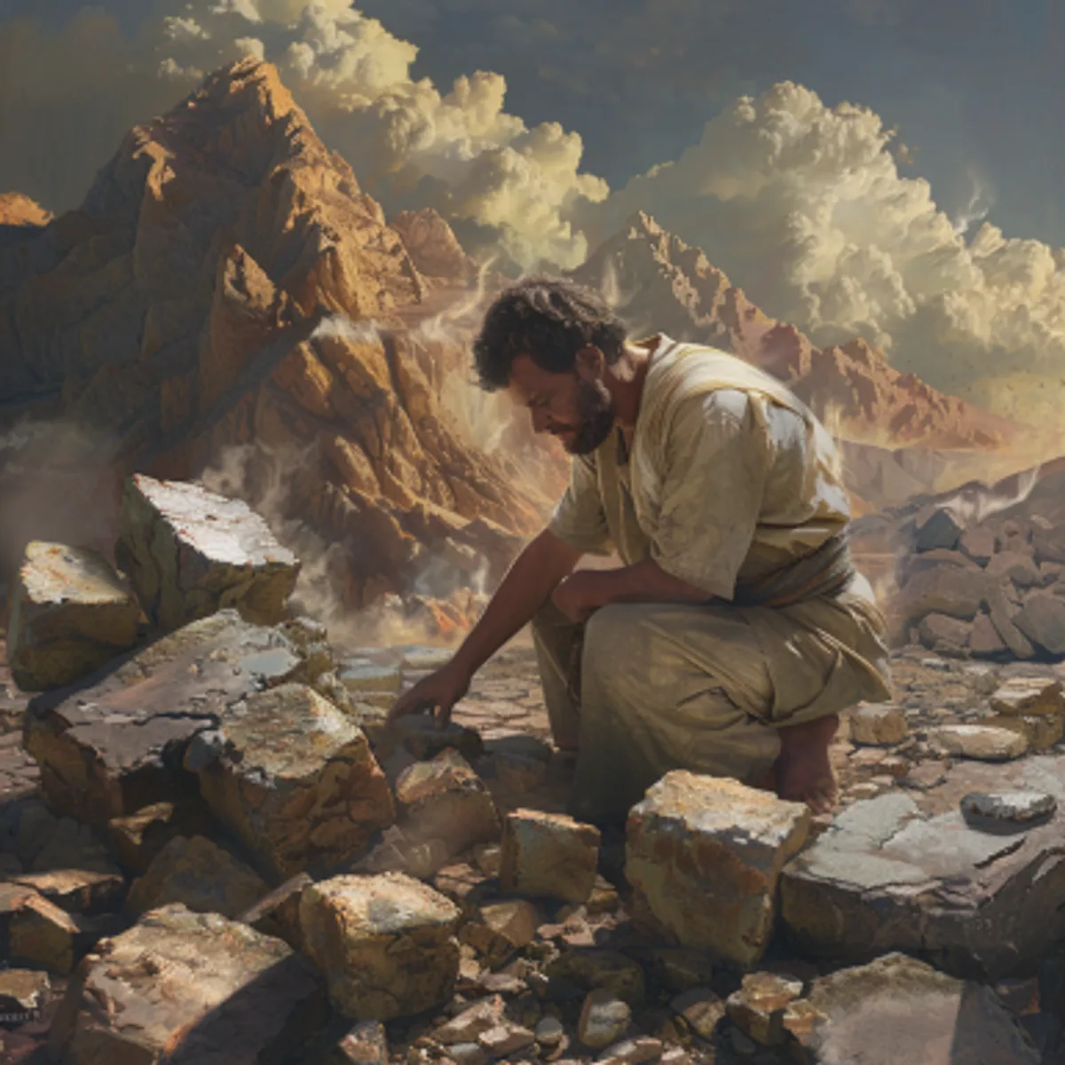 Genesis 12:7 - Zo verscheen de HEERE aan Abram, en zeide: Aan uw zaad zal Ik dit land geven. Toen bouwde hij aldaar een altaar den HEERE, Die hem aldaar verschenen was.