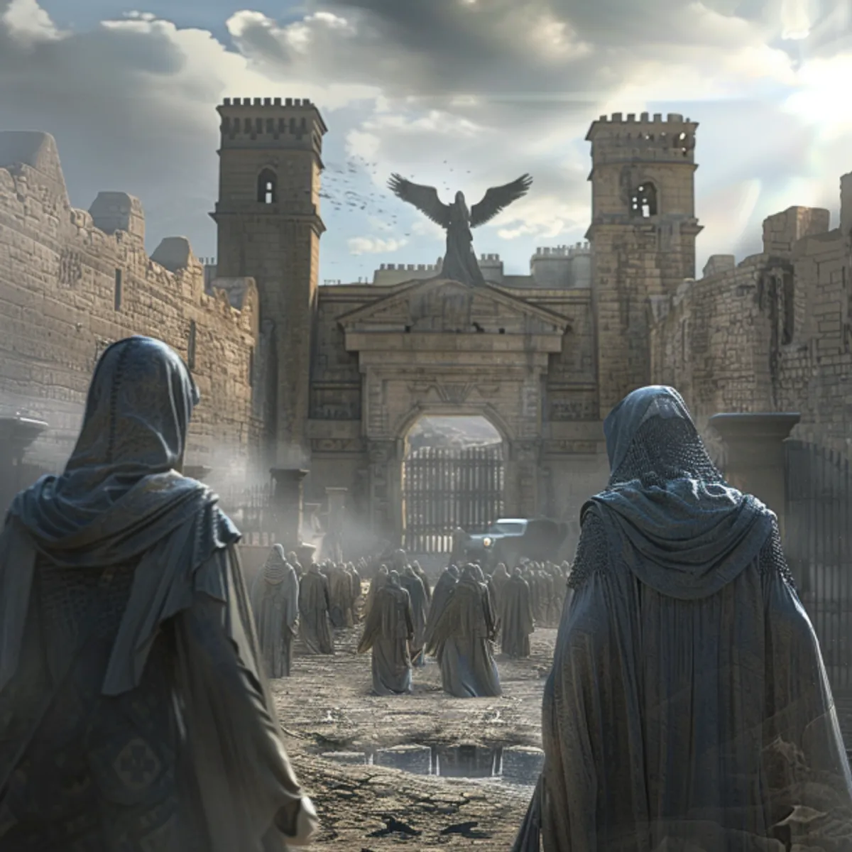 Génesis 19:1 - LLEGARON, pues, los dos ángeles á Sodoma á la caída de la tarde: y Lot estaba sentado á la puerta de Sodoma. Y viéndolos Lot, levantóse á recibirlos, é inclinóse hacia el suelo;