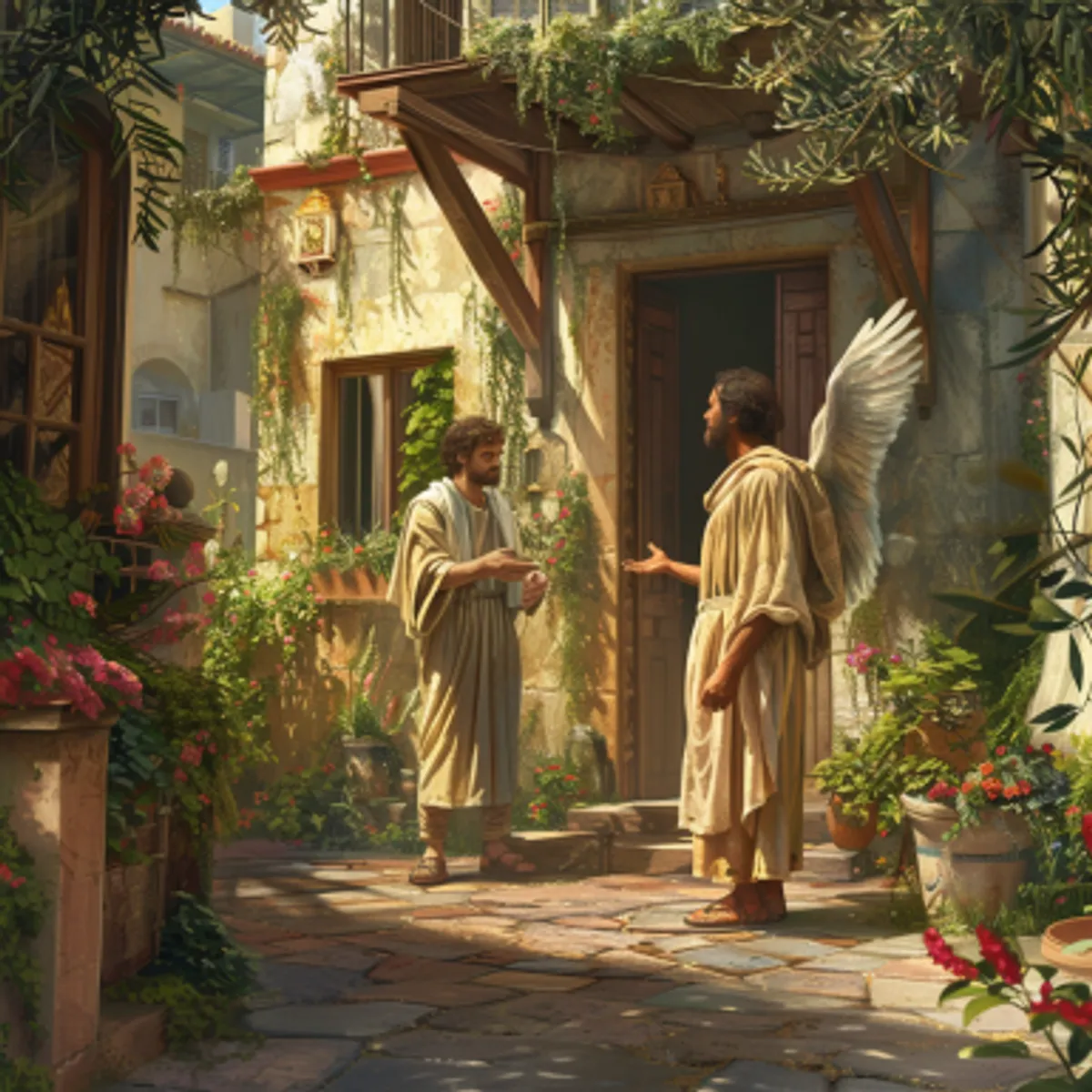 Génesis 19:2 - Y dijo: Ahora, pues, mis señores, os ruego que vengáis á casa de vuestro siervo y os hospedéis, y lavaréis vuestros pies: y por la mañana os levantaréis, y seguiréis vuestro camino. Y ellos respondieron: No, que en la plaza nos quedaremos esta noche.