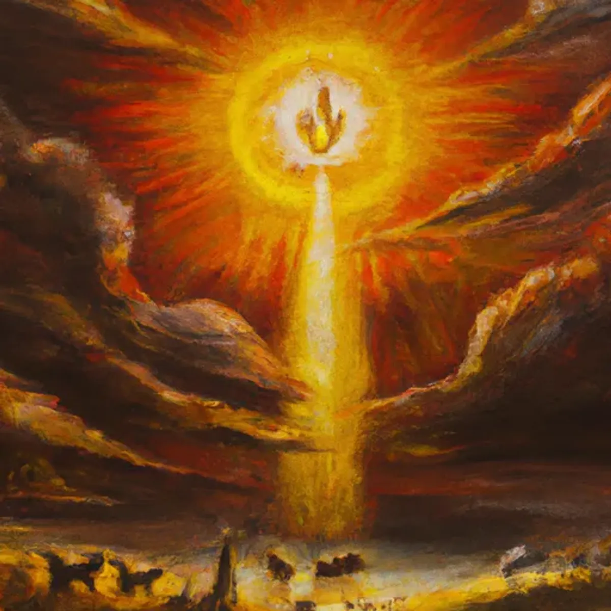 Gênesis 1:17 - E Deus os pôs na expansão dos céus para alumiar a terra,