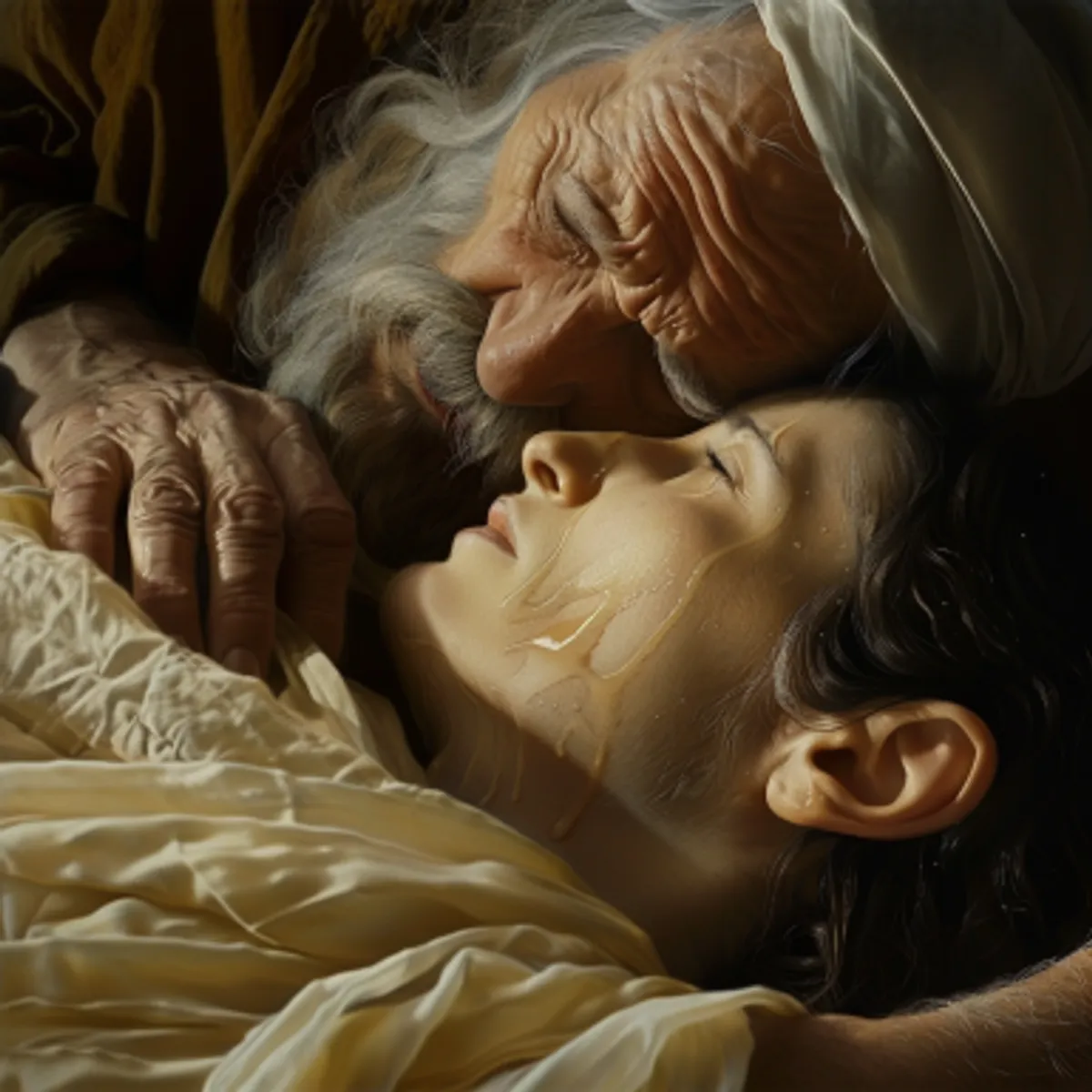 창세기 23:2 - 사라가 가나안 땅 헤브론 곧 기럇아르바에서 죽으매 아브라함이 들어가서 사라를 위하여 슬퍼하며 애통하다가