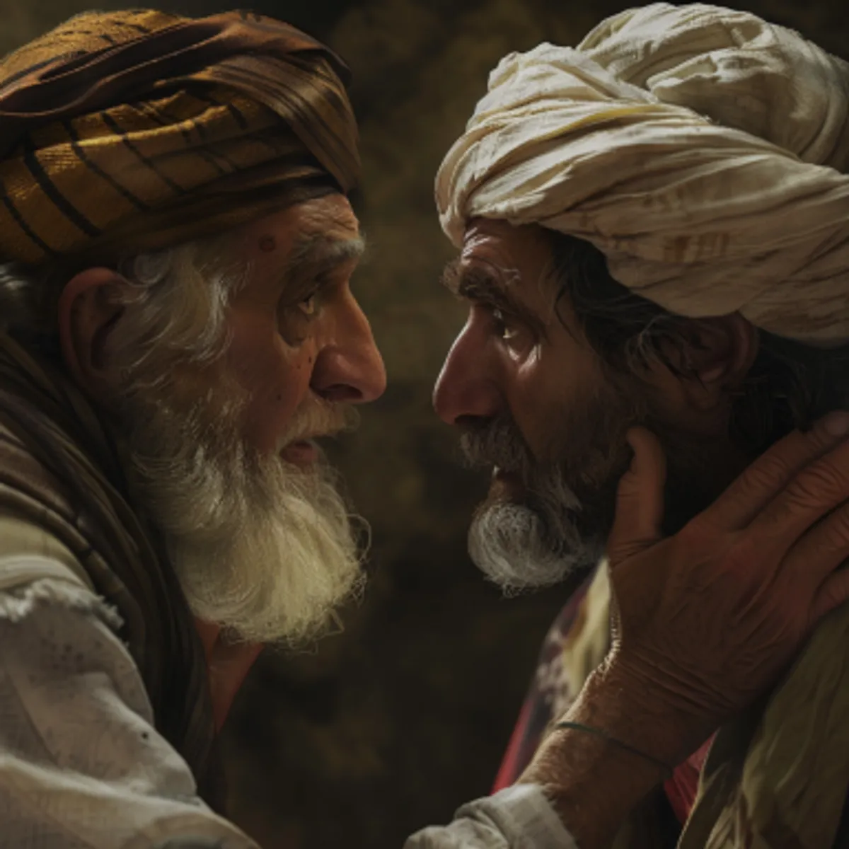 Pirmā Mozus grāmata 24:2 - Tad Ābrahāms sacīja uz savu kalpu, to vecāko savā namā, kas valdīja pār visu, kas viņam bija: