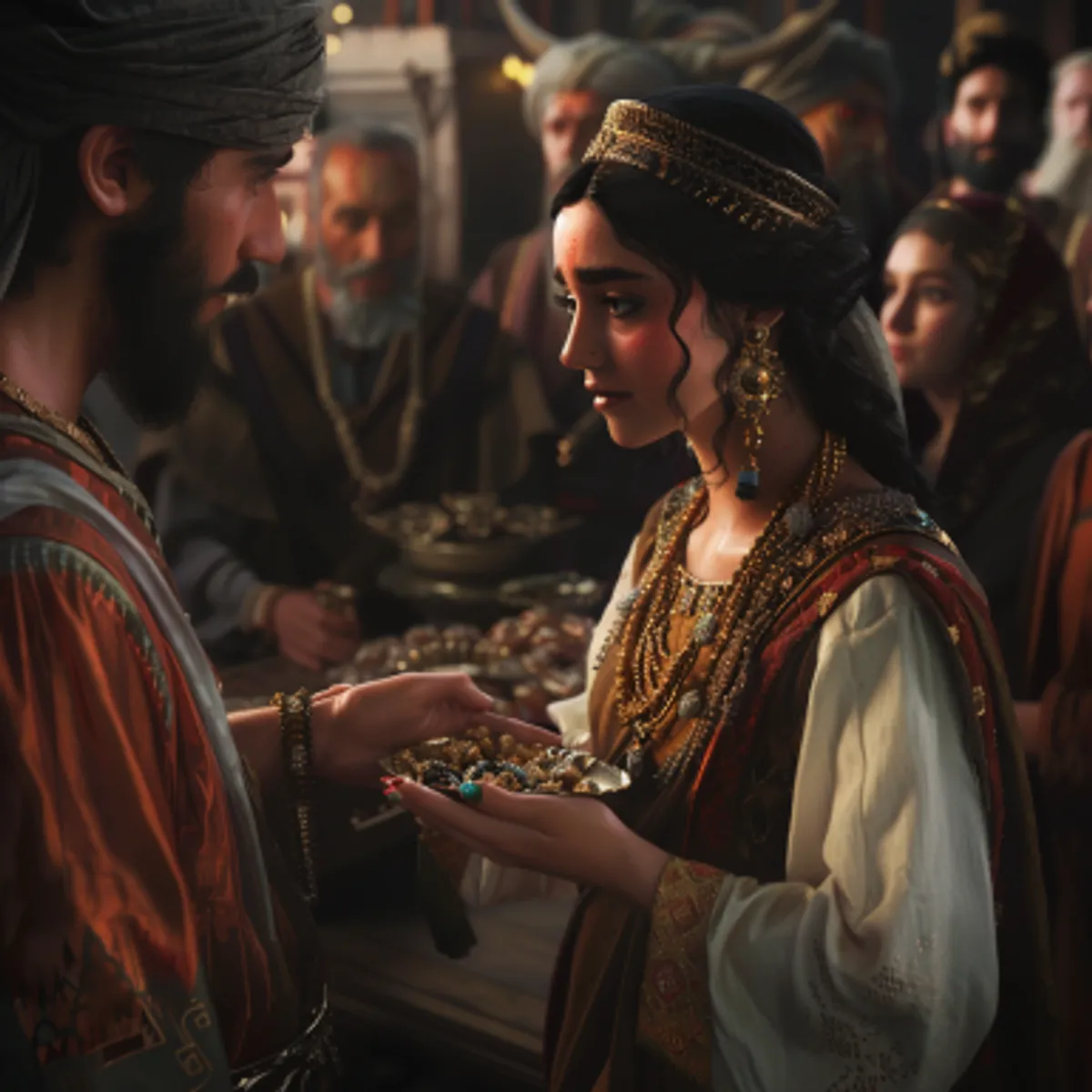 Pirmā Mozus grāmata 24:53 - Un tas kalps izņēma sudraba un zelta lietas un drēbes, un deva Rebekai un viņas brālim, un viņas mātei tas arī deva dārgas dāvanas.