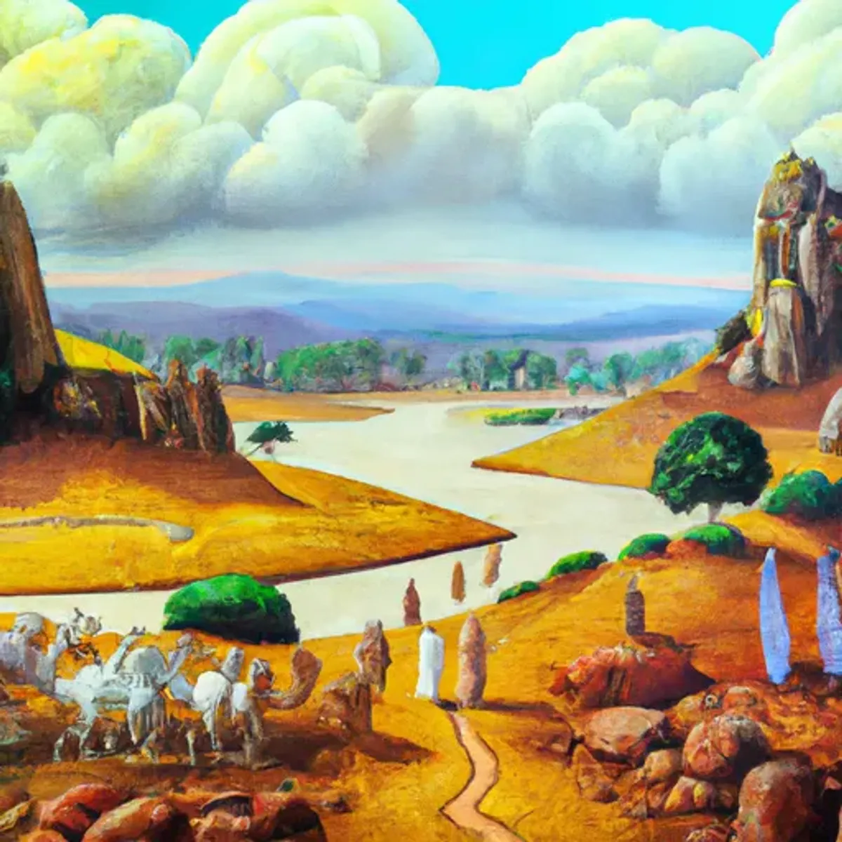 Genesis 2:13 - And the name of the second river is Gihon: the same is it that compasseth the whole land of Ethiopia.