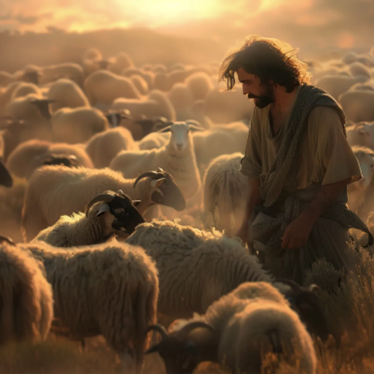 Geneza 30:40 - Iacov despărţea mieii aceştia, şi abătea feţele oilor din turma lui Laban către cele seine şi bălţate. Şi -a făcut astfel turme deosebite, pe cari nu le -a împreunat cu turma lui Laban.