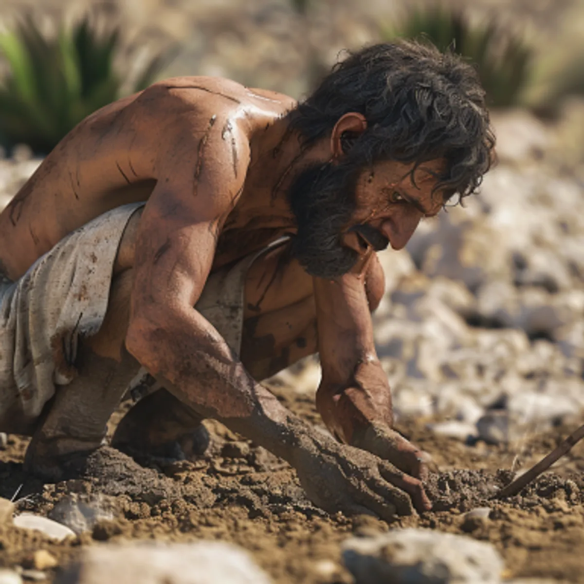 سفر التكوين 3:17 - وقال لآدم لانك سمعت لقول امرأتك وأكلت من الشجرة التي اوصيتك قائلا لا تأكل منها ملعونة الارض بسببك. بالتعب تأكل منها كل ايام حياتك.