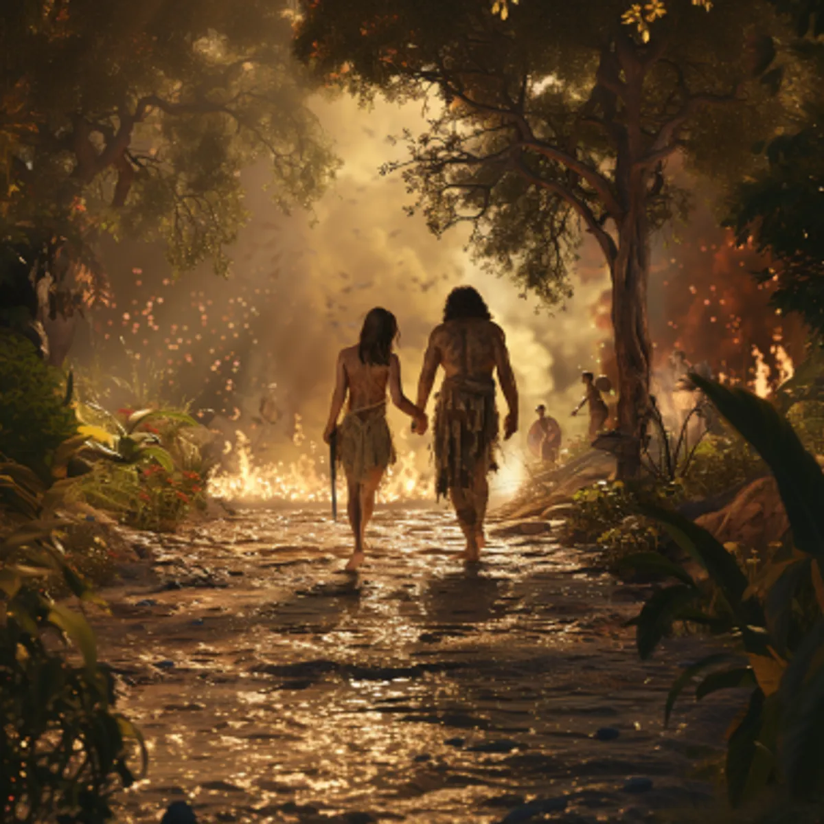 سفر التكوين 3:23 - فاخرجه الرب الاله من جنة عدن ليعمل الارض التي أخذ منها.