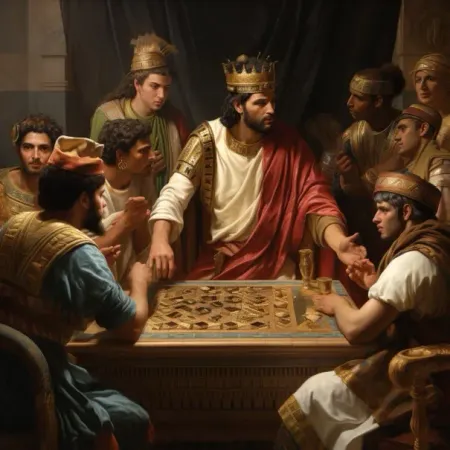 Joseph's Brothers Come to Egypt for Food