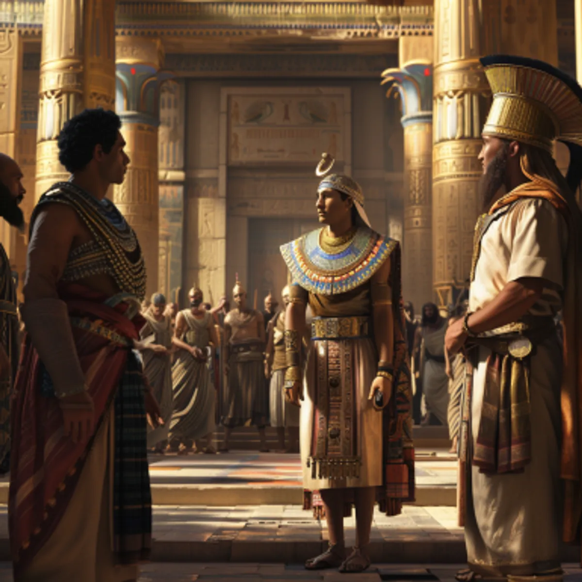 Genesi 47:2 - Prese eziandio una parte de’ suoi fratelli, cioè cinque, e li presentò davanti a Faraone.