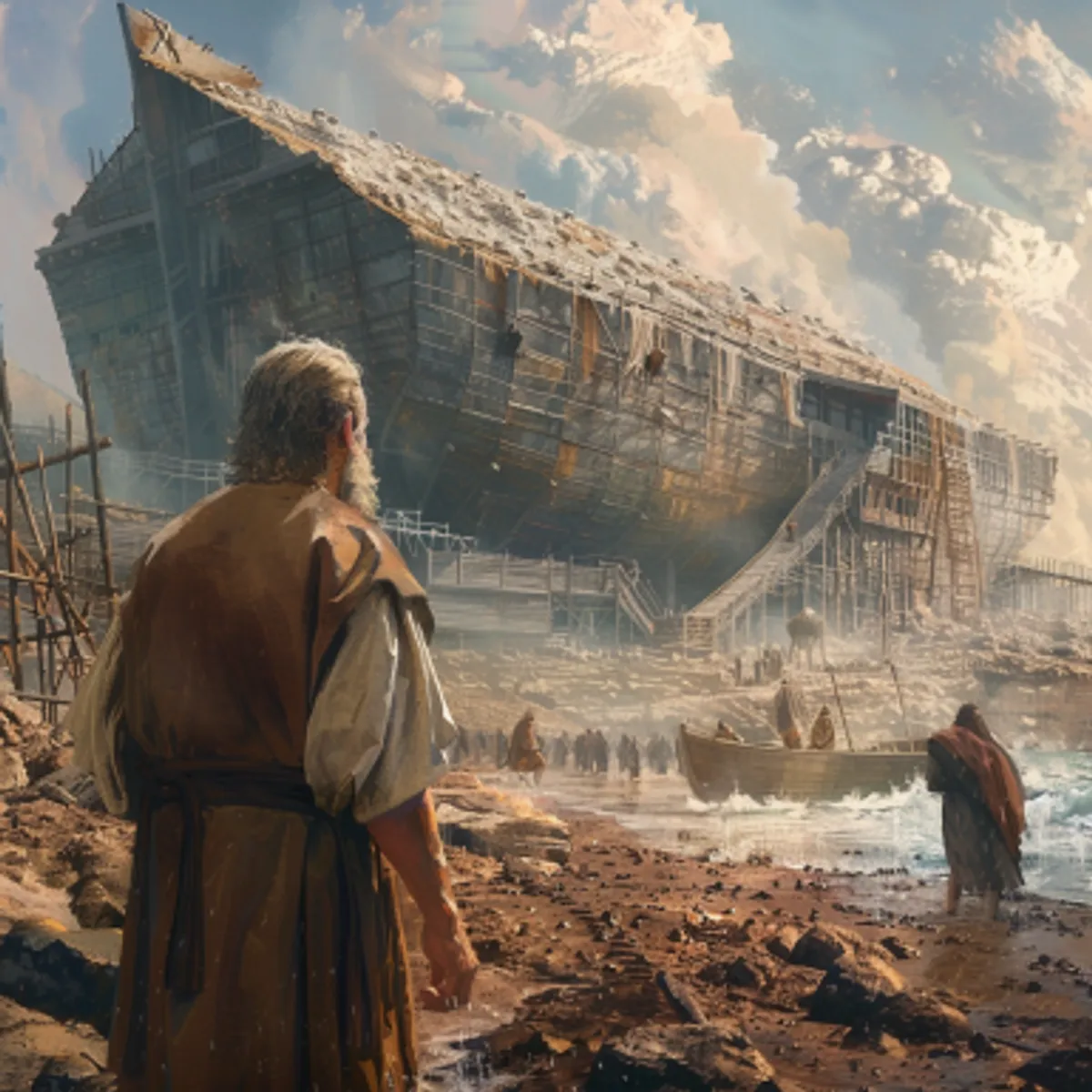 創世記 5:32 - ノア五百歳なりきノア、セム、ハム、ヤペテを生り