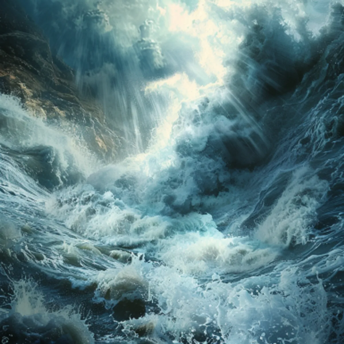 Sáng thế Ký 7:19 - Nước càng dưng lên bội phần trên mặt đất, hết thảy những ngọn núi cao ở dưới trời đều bị ngập.