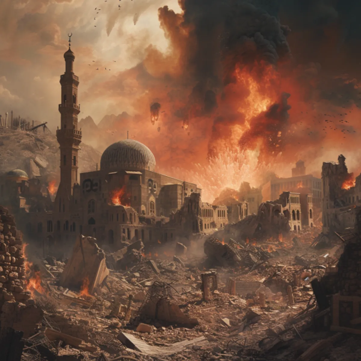 Izaiáš 17 - Úplné zničenie Damasku