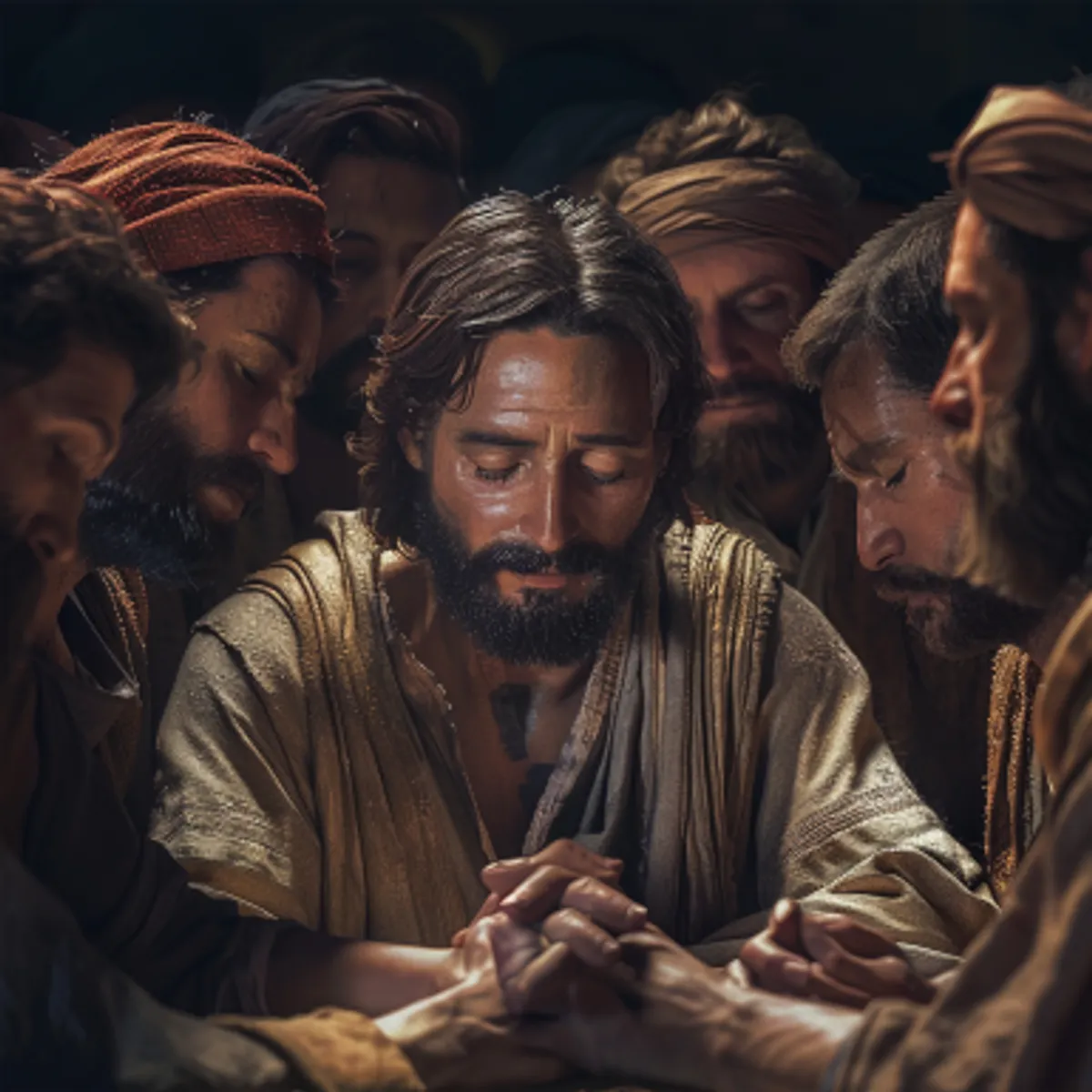 Johanneksen evankeliumi. 17:20 - Mutta en minä ainoasti heidän edestänsä rukoile, vaan myös niiden edestä, jotka heidän sanansa kautta uskovat minun päälleni: